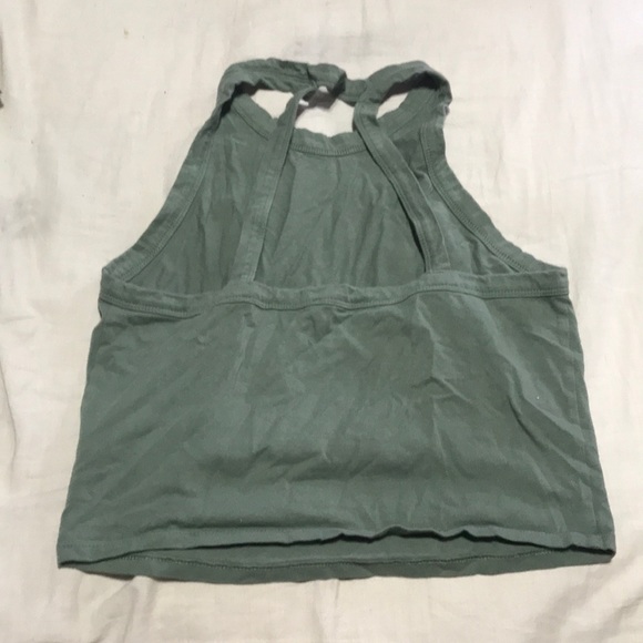 Green crop top - Picture 2 of 2